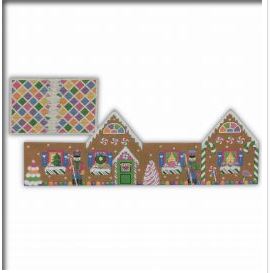 click here to view larger image of 3 D Gingerbread House (hand painted canvases)