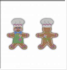 click here to view larger image of Gingerbread Chef (hand painted canvases)