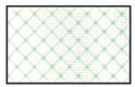 click here to view larger image of Green Netting Purse Insert (hand painted canvases)