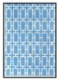 click here to view larger image of Light Blue Rectangles Purse Insert (hand painted canvases)