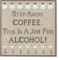 click here to view larger image of Step Aside Coffee (hand painted canvases)