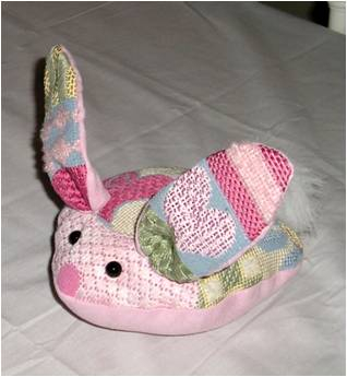 click here to view larger image of Bean Bag Bunny (hand painted canvases)