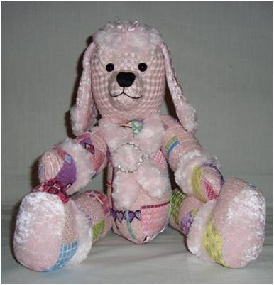 click here to view larger image of Penelope Poodle (hand painted canvases)