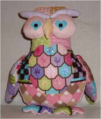 click here to view larger image of Olive Owl (hand painted canvases)