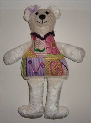 click here to view larger image of Cuddles Bear (hand painted canvases)