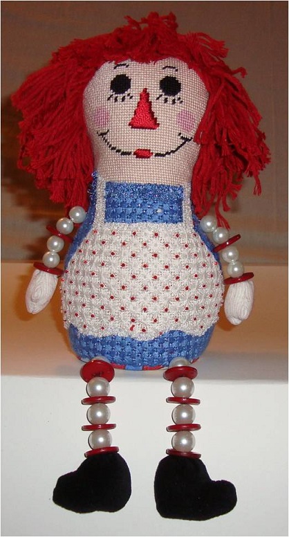click here to view larger image of Raggedy Ann (hand painted canvases)