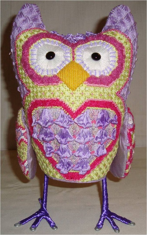 click here to view larger image of Olivia Owl (hand painted canvases)