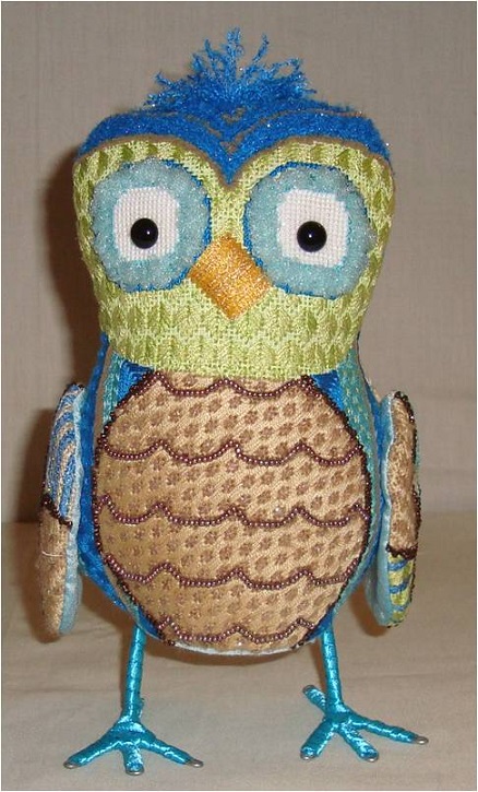 click here to view larger image of Ottis Owl (hand painted canvases)