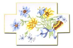 click here to view larger image of Floral Doorstop (hand painted canvases)