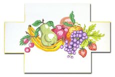 click here to view larger image of Fruit Doorstop (hand painted canvases)