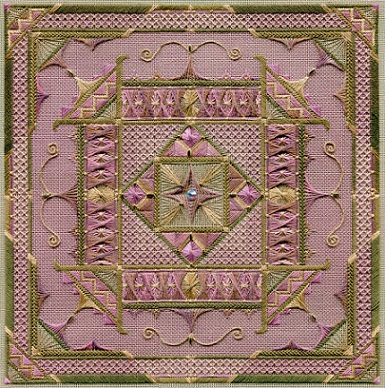click here to view larger image of Arabesque (Includes Embellishments) (counted canvas work)