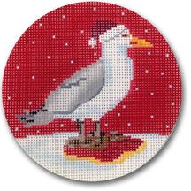 click here to view larger image of Seagull With Boots Ornament (hand painted canvases)