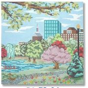 click here to view larger image of Boston Public Garden (hand painted canvases)