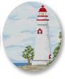 click here to view larger image of Lake Erie Lighthouse Ornament (hand painted canvases)