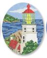 click here to view larger image of Hecta Head Lighthouse Ornament (hand painted canvases)