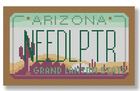 click here to view larger image of Mini License Plate - Arizona (hand painted canvases)
