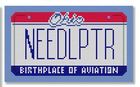 click here to view larger image of Mini License Plate - Ohio (hand painted canvases)