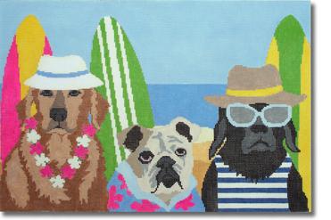 click here to view larger image of Beach Patrol (hand painted canvases)