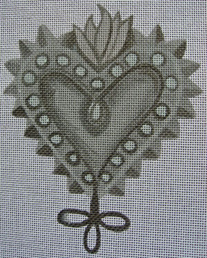click here to view larger image of Loops Sacred Heart (hand painted canvases)