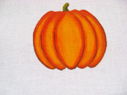 click here to view larger image of Round Pumpkin (hand painted canvases)