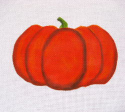 click here to view larger image of Heart Pumpkin (hand painted canvases)