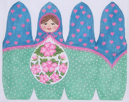 click here to view larger image of Elizaveta - Medium Matryoshka Doll (hand painted canvases 2)