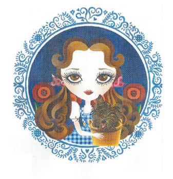 click here to view larger image of Oz Dorothy w/Stitch Guide (hand painted canvases)