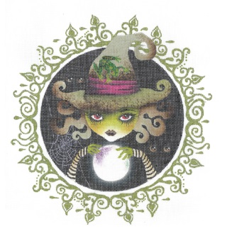 click here to view larger image of Oz Wicked w/Stitch Guide (hand painted canvases)