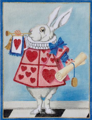 click here to view larger image of White Rabbit (hand painted canvases)