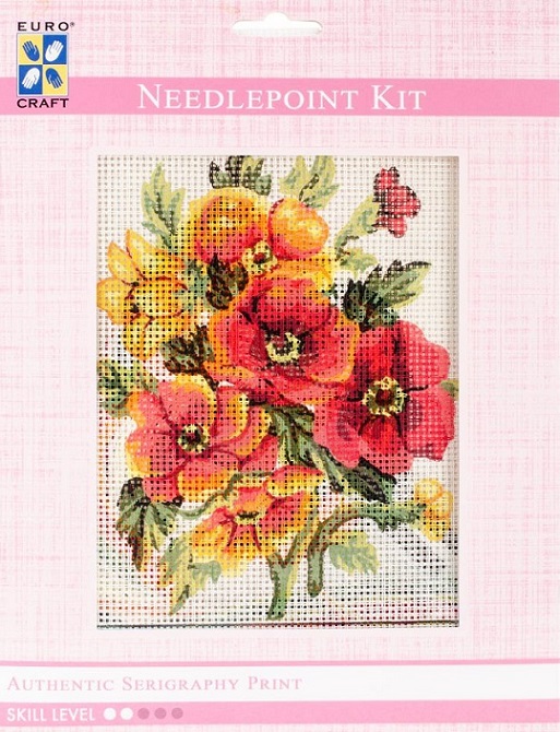 click here to view larger image of Anemones Needlepoint Kit (needlepoint kits)
