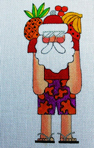 click here to view larger image of Bahama Tommy Santa (hand painted canvases)