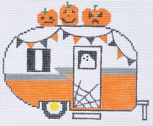 click here to view larger image of Halloween Camper Van (hand painted canvases)