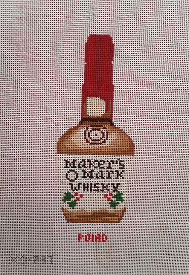 click here to view larger image of Makers Mark Ornament (hand painted canvases)