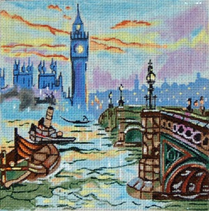 click here to view larger image of London (hand painted canvases)