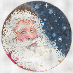 click here to view larger image of Starlight Santa (hand painted canvases)