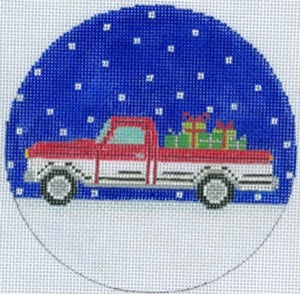 click here to view larger image of Chevy Christmas Ornament (hand painted canvases)