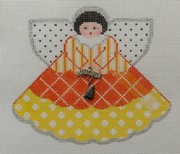 click here to view larger image of Candy Corn Angel (hand painted canvases)
