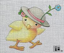 click here to view larger image of Chick with Hat (hand painted canvases)