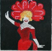 click here to view larger image of Hello Dolly - Movie Coaster (hand painted canvases)