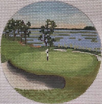 click here to view larger image of Chechessee Creek South Carolina Ornament (hand painted canvases)