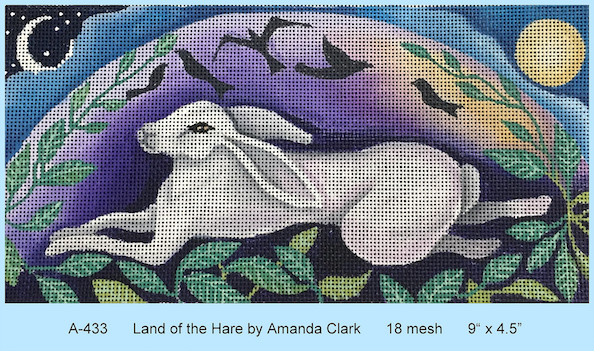 click here to view larger image of Land of the Hare (hand painted canvases)