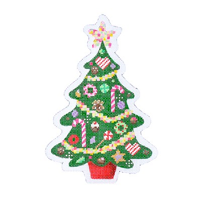 click here to view larger image of Christmas Candy Tree (hand painted canvases)