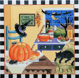 click here to view larger image of Home Haunted Home (hand painted canvases)