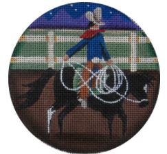 click here to view larger image of Roping - 13M (hand painted canvases)