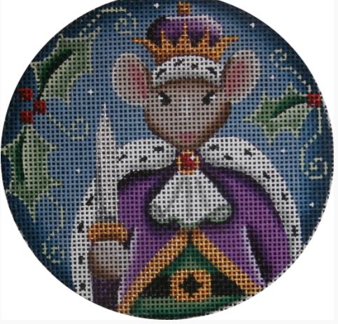 click here to view larger image of Mouse King Ornament (hand painted canvases)