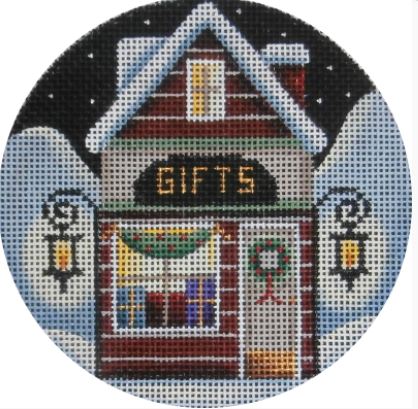 click here to view larger image of Gift Shop Ornament (hand painted canvases)
