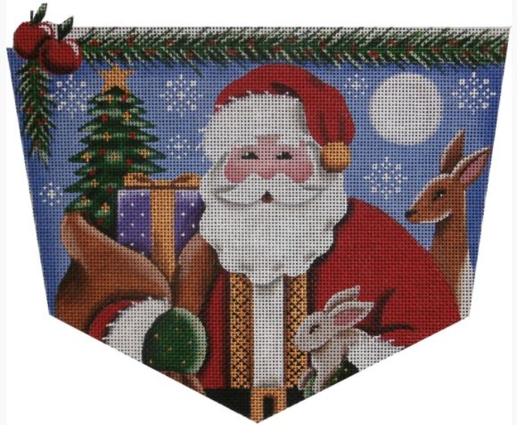 click here to view larger image of Forest Santa Cuff - 13M (hand painted canvases)