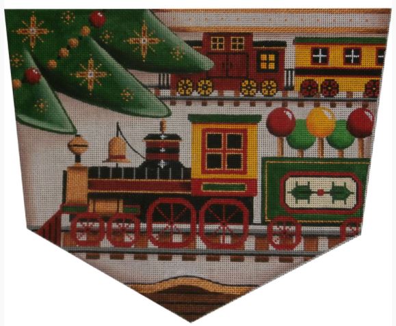 click here to view larger image of Christmas Train - 13M (hand painted canvases)