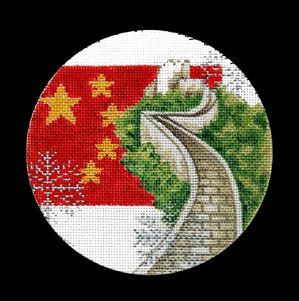 click here to view larger image of China Ornament (hand painted canvases)