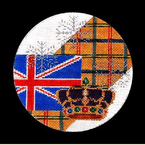click here to view larger image of England Ornament (hand painted canvases)